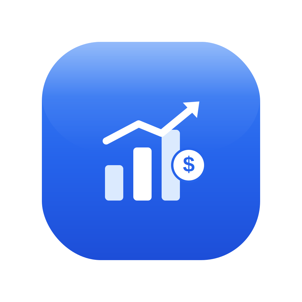 Return on investment ROI icon