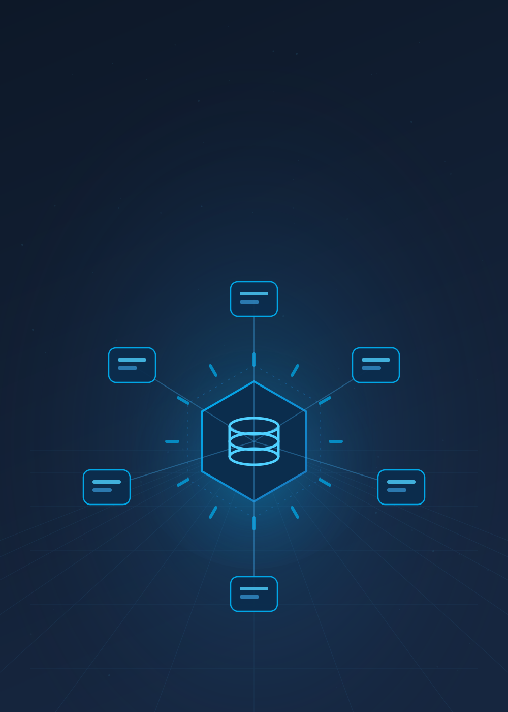ERP enterprise solutions service illustration